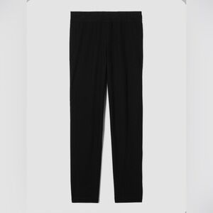 Eileen Fisher Washable Stretch Crepe Pant Slim Ankle Black